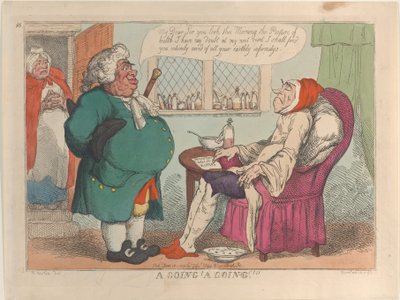 Idziesz! A Going!!!, 10 czerwca 1809., 10 czerwca 1809. autorstwa Thomas Rowlandson