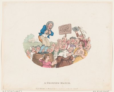 Roześmiany mecz, 1 lutego 1803., 1 lutego 1803. autorstwa Thomas Rowlandson