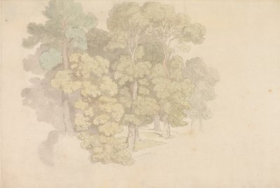Grupa drzew autorstwa Thomas Rowlandson