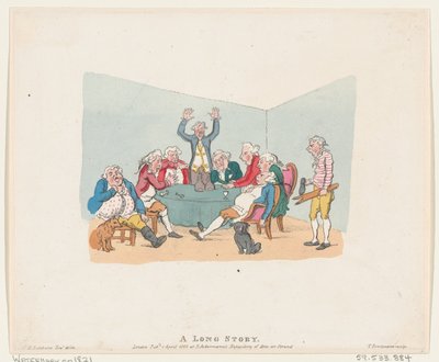 Długa historia, 1803 wznowienie po 1821 r., 1803 wznowienie po 1821 r. autorstwa Thomas Rowlandson