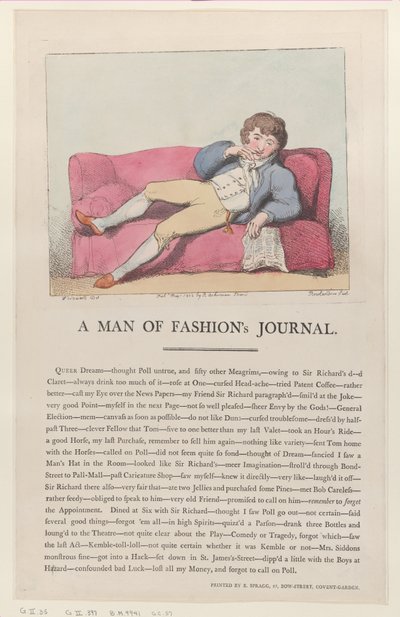 Dziennik Człowieka Mody, 1 maja 1802, 1 maja 1802. autorstwa Thomas Rowlandson