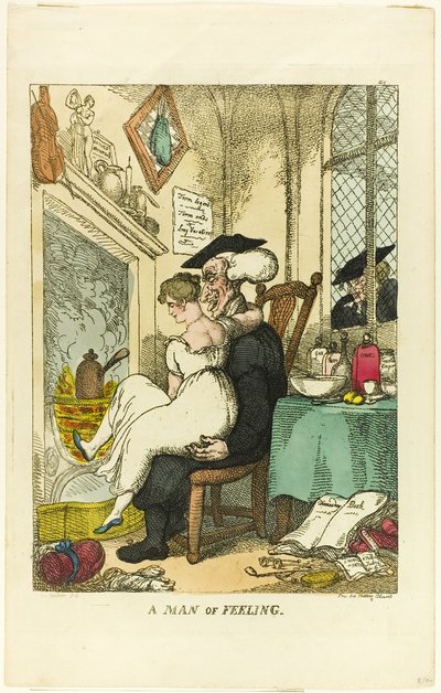 Człowiek uczuć autorstwa Thomas Rowlandson