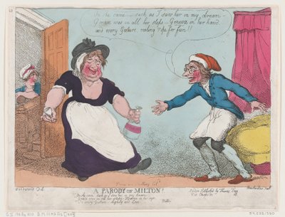 Parodia na temat Miltona, 1807., 1807. autorstwa Thomas Rowlandson