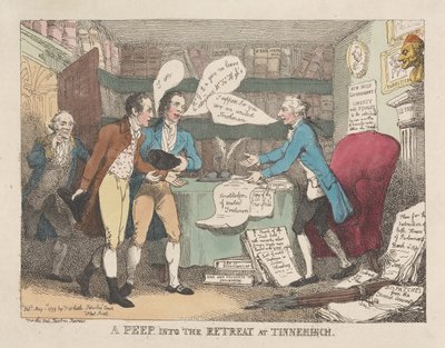 Rzut okiem na ośrodek wypoczynkowy w Tinnehinch autorstwa Thomas Rowlandson