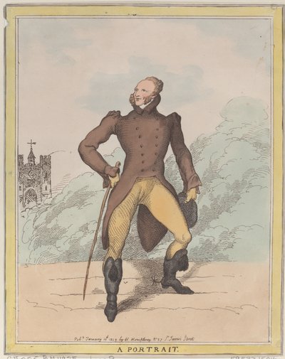 Portret Lorda Petershama, 10 stycznia 1812 r., 10 stycznia 1812 r. autorstwa Thomas Rowlandson
