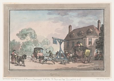 A Posting Inn autorstwa Thomas Rowlandson