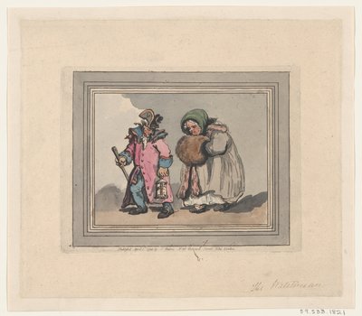 Powrót z wizyty, 3 kwietnia 1798 r., 3 kwietnia 1798 r. autorstwa Thomas Rowlandson