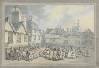 Przegląd na rynku autorstwa Thomas Rowlandson