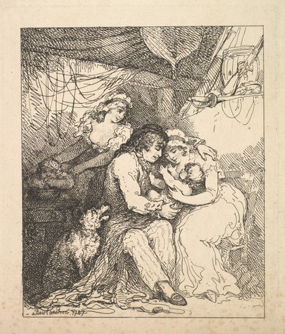 Rodzina marynarzy, 1787. autorstwa Thomas Rowlandson