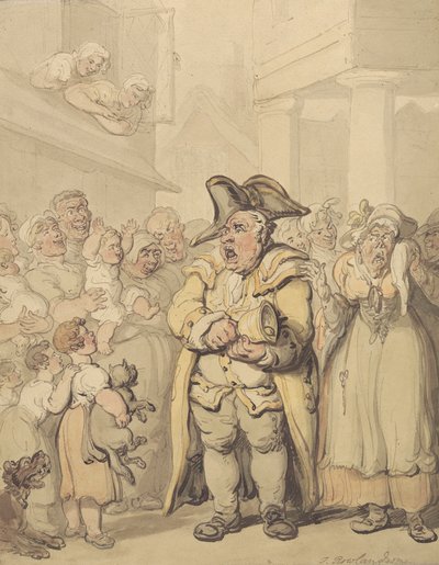 Miejski wrzask autorstwa Thomas Rowlandson