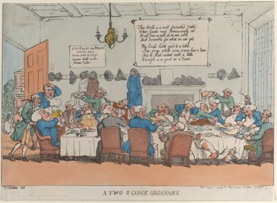 Ordynariusz o drugiej godzinie, 4 czerwca 1811, 4 czerwca 1811. autorstwa Thomas Rowlandson