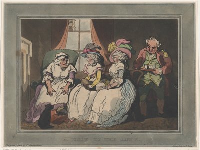 Wizyta u ciotki, 20 grudnia 1794 r., 20 grudnia 1794 r. autorstwa Thomas Rowlandson