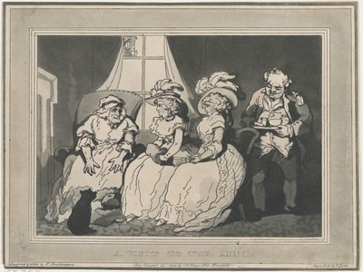 Wizyta u ciotki 20 grudnia 1794 r., 20 grudnia 1794 r. autorstwa Thomas Rowlandson