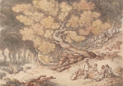 Piknik drwala autorstwa Thomas Rowlandson