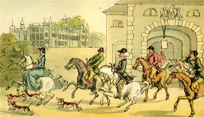 „Szlachetne polowanie” autorstwa Thomas Rowlandson