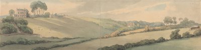 Domki admirała Christiana i pana Lysona, Cowes autorstwa Thomas Rowlandson