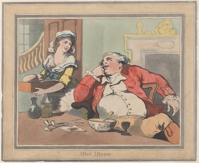 Po obiedzie, 22.10.1789., 22.10.1789. autorstwa Thomas Rowlandson