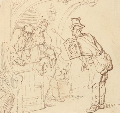Álbum Desenho polimento autorstwa Thomas Rowlandson