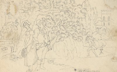 Rysunek albumu autorstwa Thomas Rowlandson