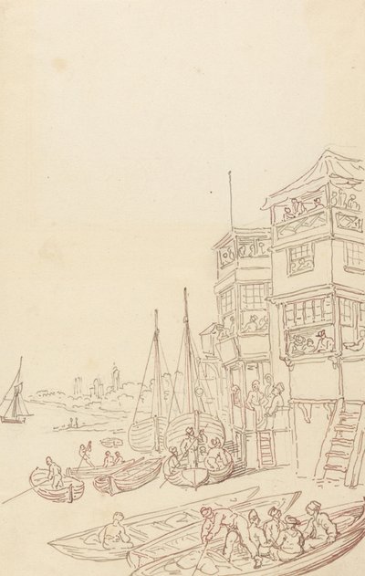 Rysunek z albumu autorstwa Thomas Rowlandson