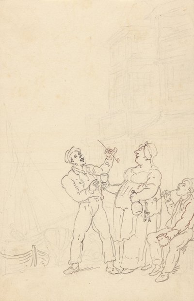 Rysunek z albumu autorstwa Thomas Rowlandson