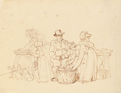 Rysunek z albumu autorstwa Thomas Rowlandson