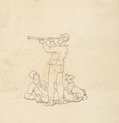 Rysunek z albumu autorstwa Thomas Rowlandson