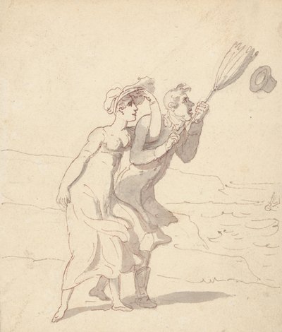 Rysunek z albumu autorstwa Thomas Rowlandson