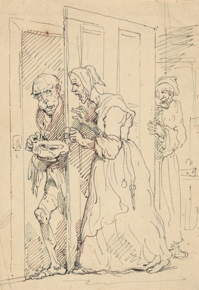 Rysunek z albumu autorstwa Thomas Rowlandson
