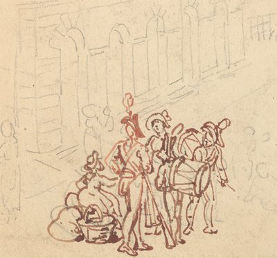 Rysunek z albumu autorstwa Thomas Rowlandson