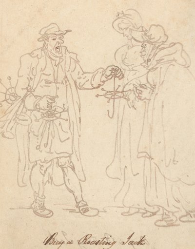Rysunek z albumu autorstwa Thomas Rowlandson
