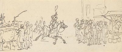 Rysunek z albumu autorstwa Thomas Rowlandson