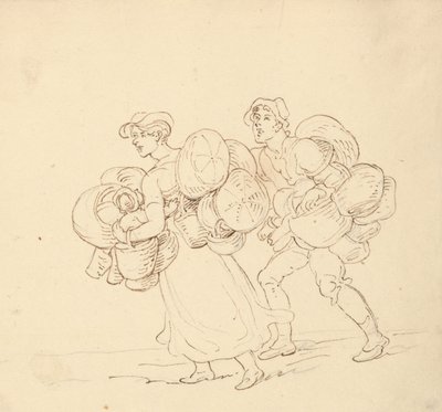 Rysunek z albumu autorstwa Thomas Rowlandson