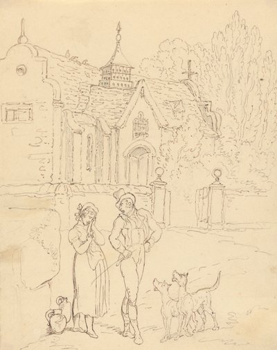 Rysunek z albumu autorstwa Thomas Rowlandson