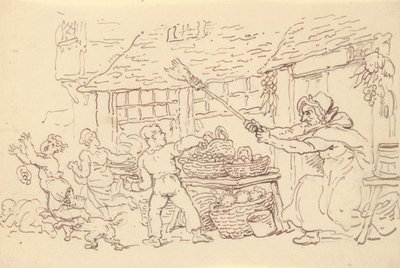 Rysunek z albumu autorstwa Thomas Rowlandson