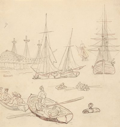 Rysunek z albumu autorstwa Thomas Rowlandson