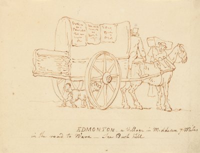 Rysunek z albumu autorstwa Thomas Rowlandson