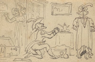 Rysunek z albumu autorstwa Thomas Rowlandson