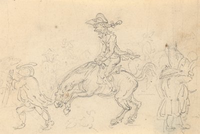 Rysunek z albumu autorstwa Thomas Rowlandson