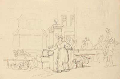 Rysunek z albumu autorstwa Thomas Rowlandson