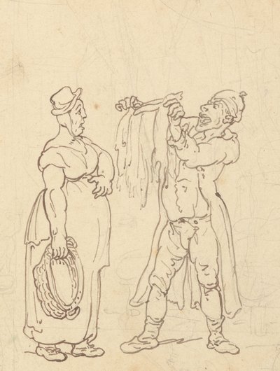 Rysunek z albumu autorstwa Thomas Rowlandson