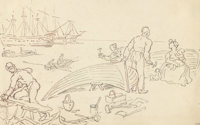 Rysunek z albumu autorstwa Thomas Rowlandson
