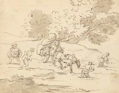 Rysunek z albumu autorstwa Thomas Rowlandson