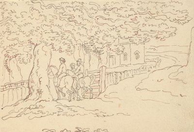 Rysunek z albumu autorstwa Thomas Rowlandson