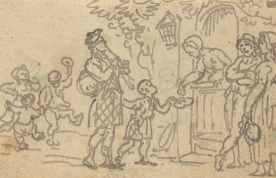 Rysunek z albumu autorstwa Thomas Rowlandson