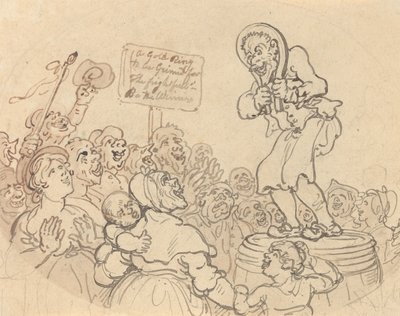 Rysunek z albumu autorstwa Thomas Rowlandson