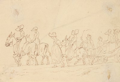 Rysunek z albumu autorstwa Thomas Rowlandson