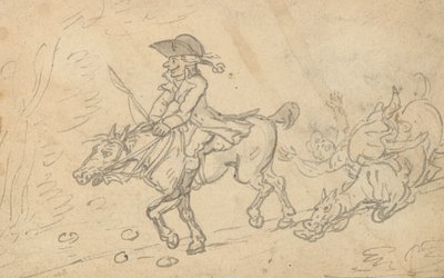 Rysunek z albumu autorstwa Thomas Rowlandson