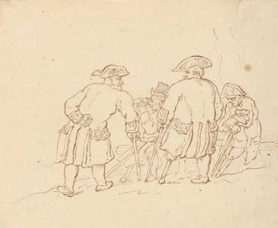 Rysunek z albumu autorstwa Thomas Rowlandson