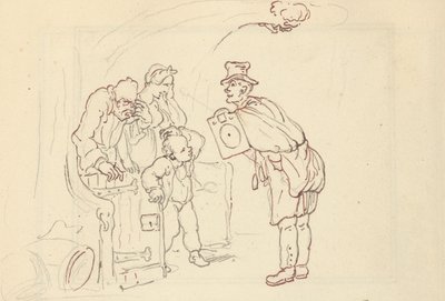 Rysunek z albumu autorstwa Thomas Rowlandson